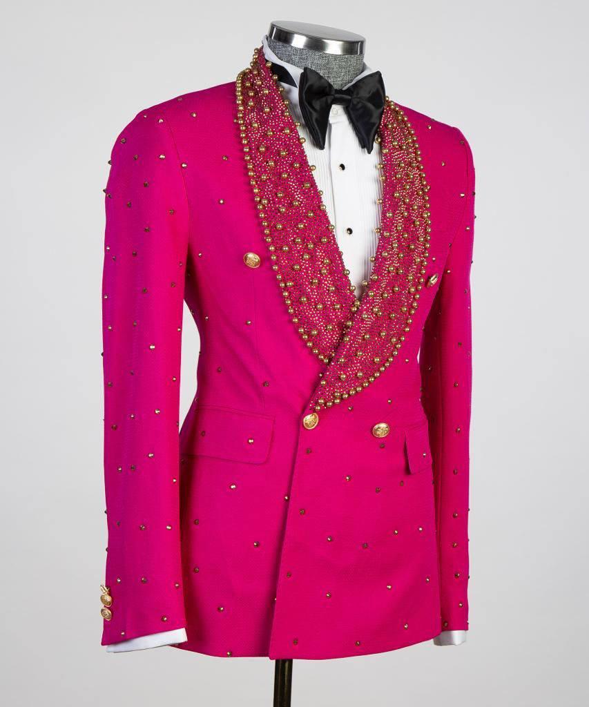 Jewelry Ornament Tuxedo – Phosphor Pink – view 2