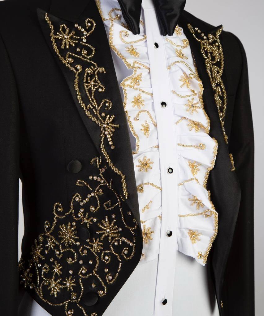 Jewelry Ornament Tuxedo – Black & Gold XVII – view 4