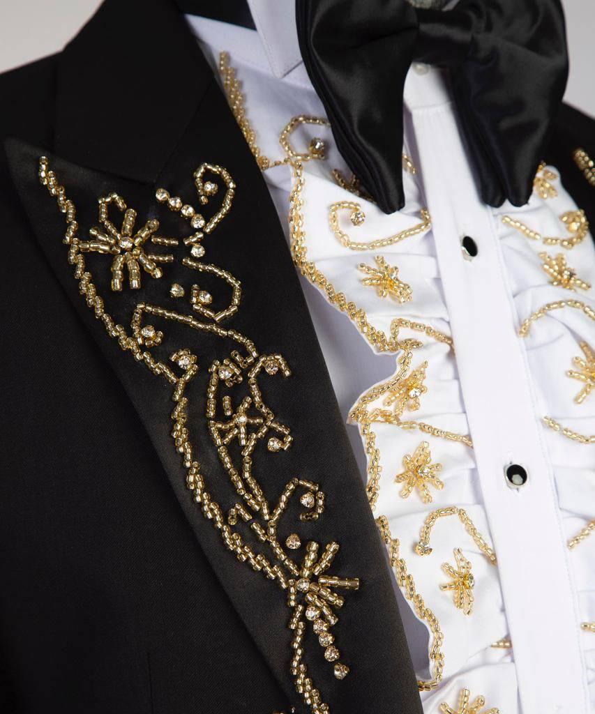 Jewelry Ornament Tuxedo – Black & Gold XVII – view 5