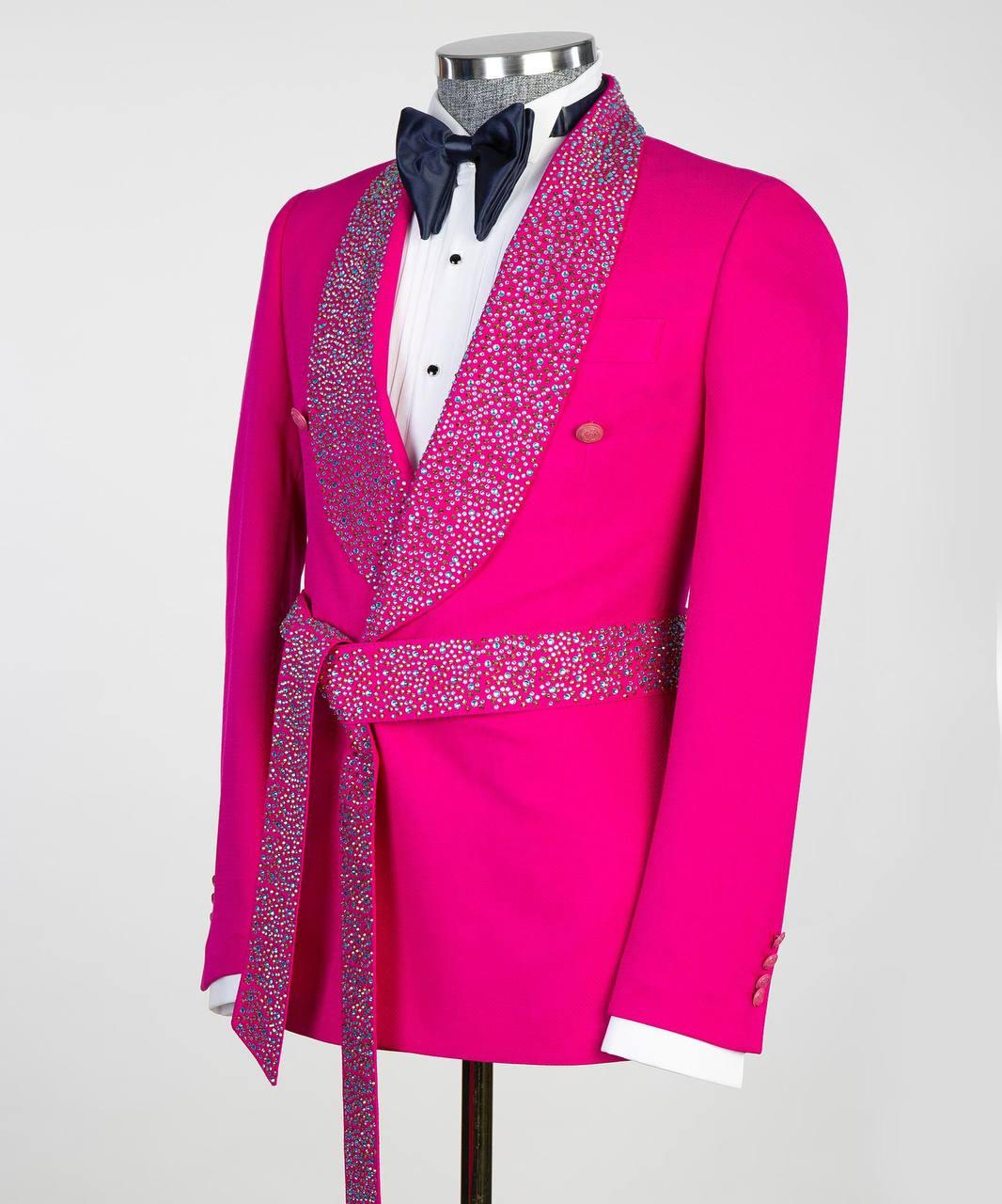 Jewelry Ornament Tuxedo – Pink – view 2