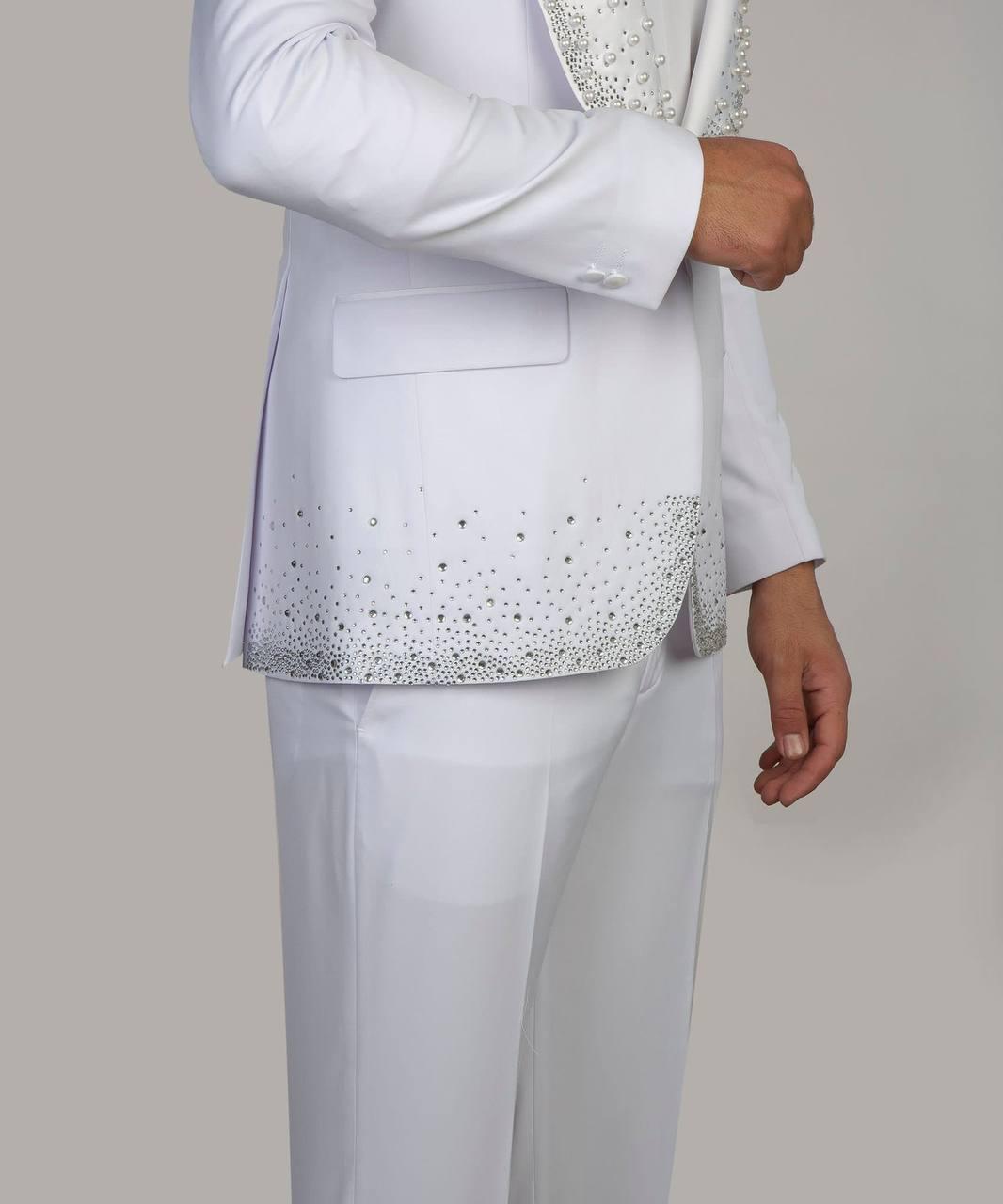 Jewelry Ornament Tuxedo – White III – view 4