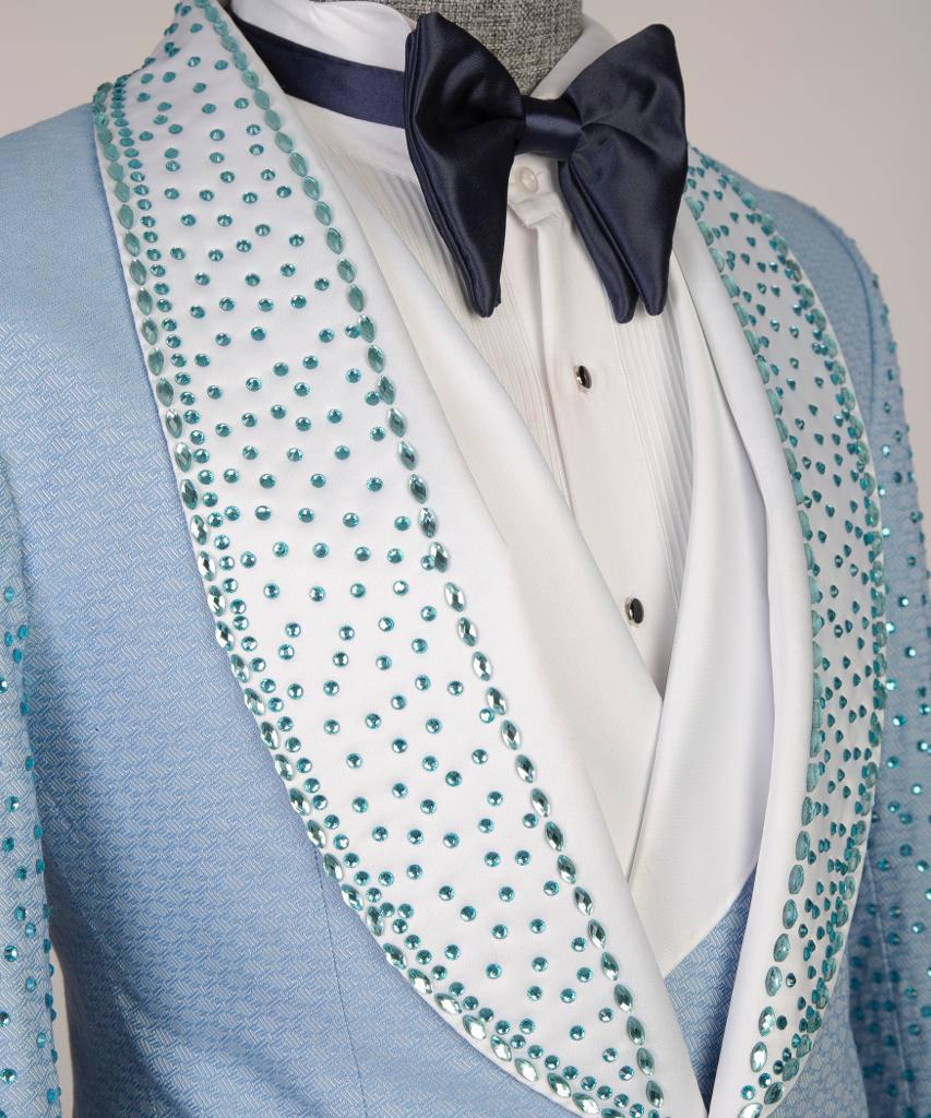 Jewelry Ornament Tuxedo – Light Blue – view 4