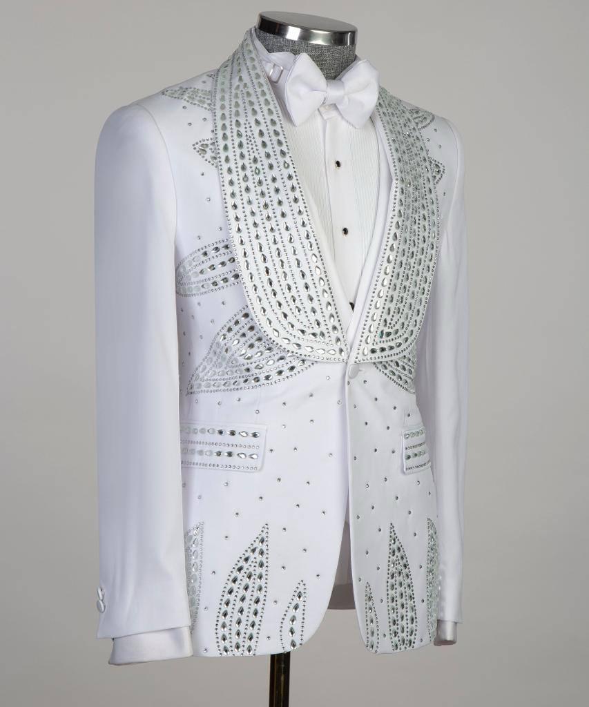 Jewelry Ornament Tuxedo – White II – view 2