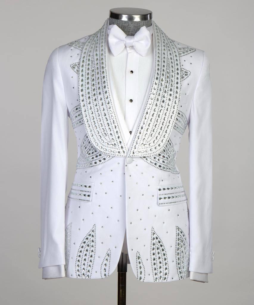 Jewelry Ornament Tuxedo – White II – view 1