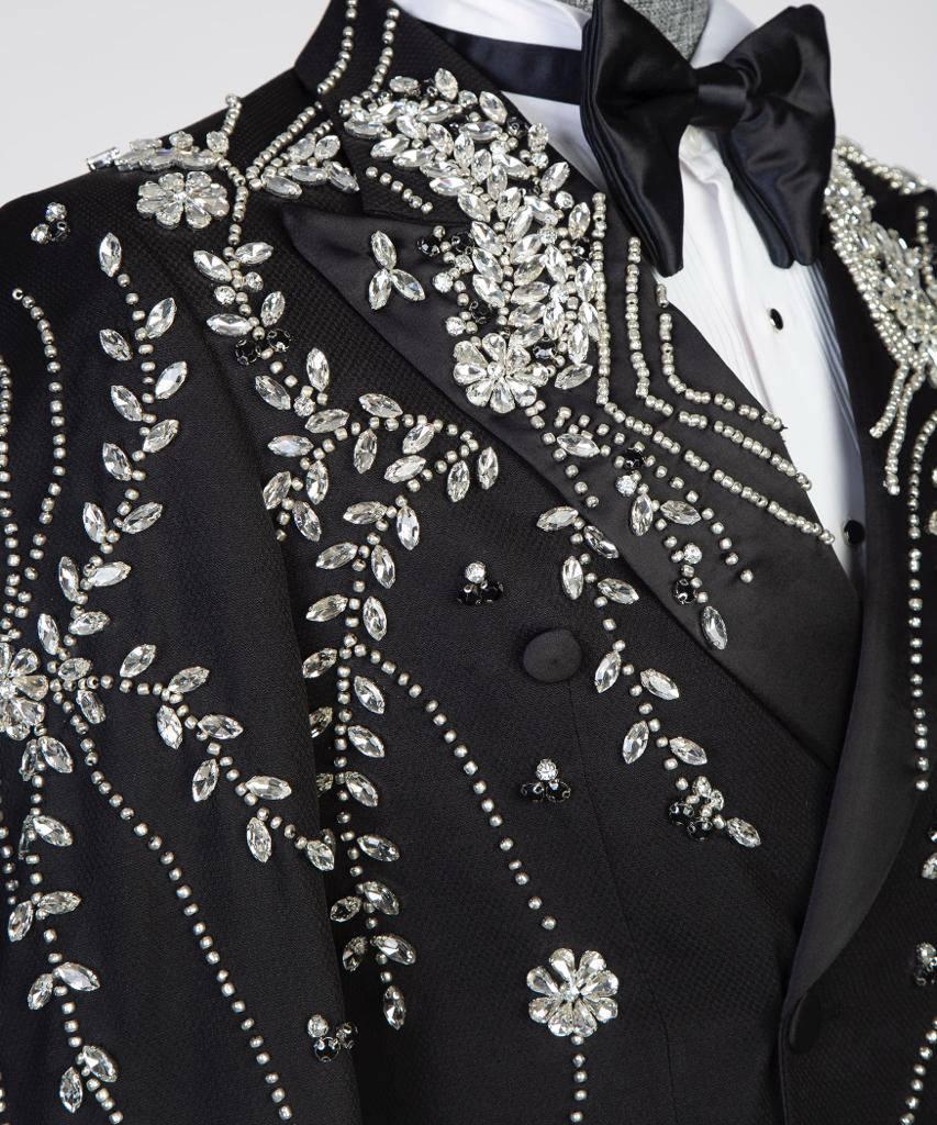 Jewelry Ornament Tuxedo – Black & Silver IV – view 4