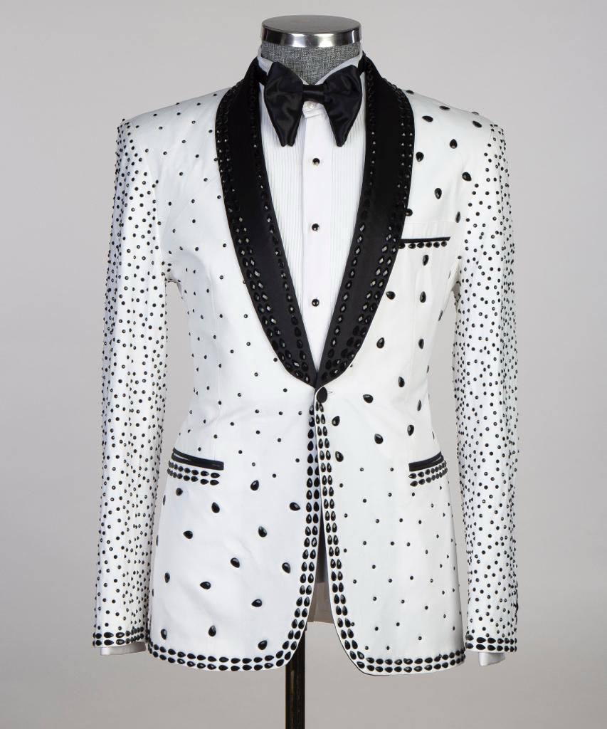 Jewelry Ornament Tuxedo – Black & Silver III – view 2