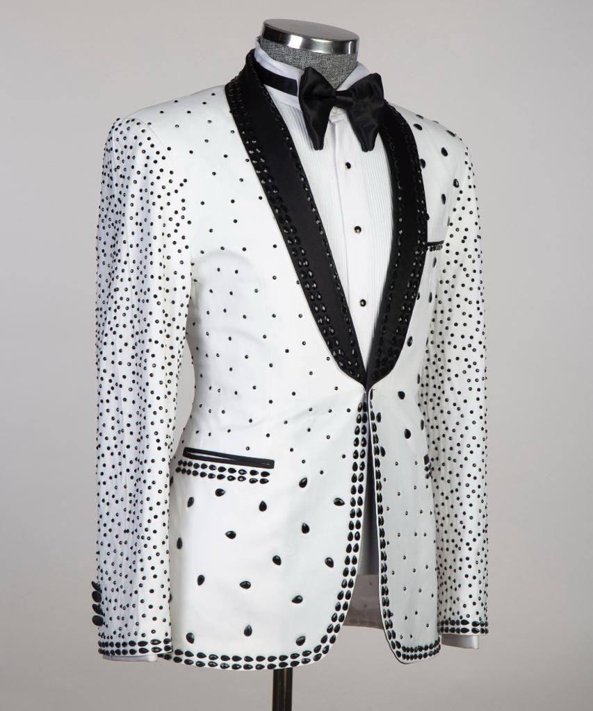 Jewelry Ornament Tuxedo – Black & Silver III – view 3