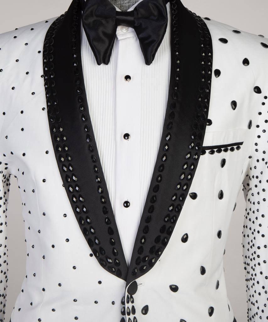Jewelry Ornament Tuxedo – Black & Silver III – view 4