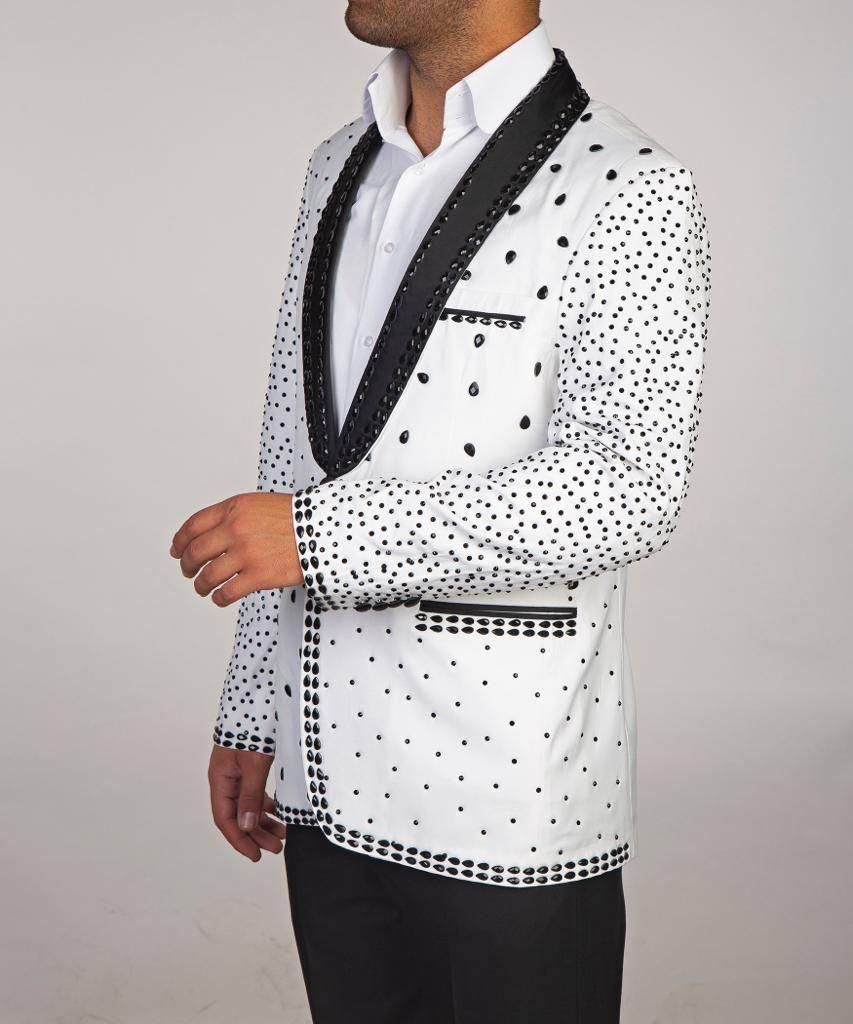 Jewelry Ornament Tuxedo – Black & Silver III – view 5