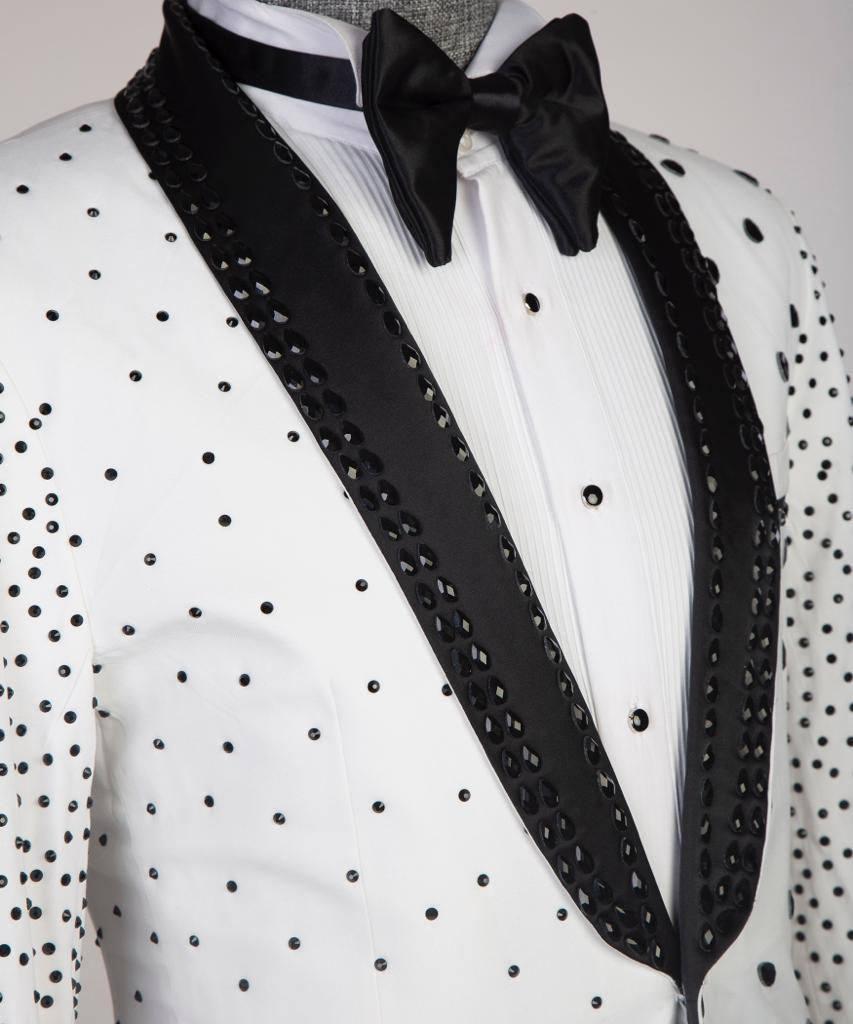 Jewelry Ornament Tuxedo – Black & Silver III – view 6