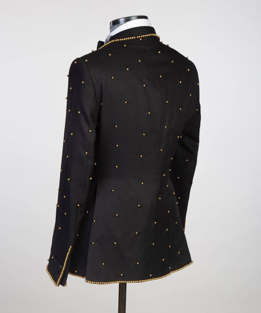 Jewelry Ornament Tuxedo – Black & Gold XIII – view 4