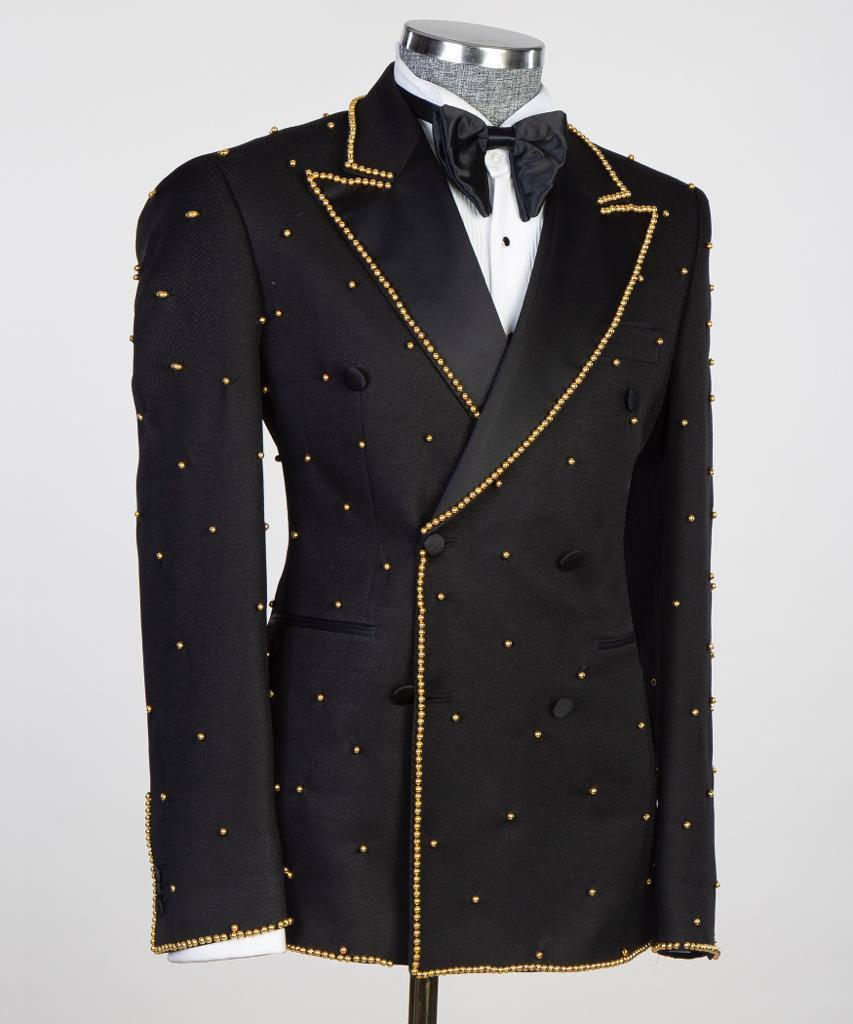 Jewelry Ornament Tuxedo – Black & Gold XIII – view 2