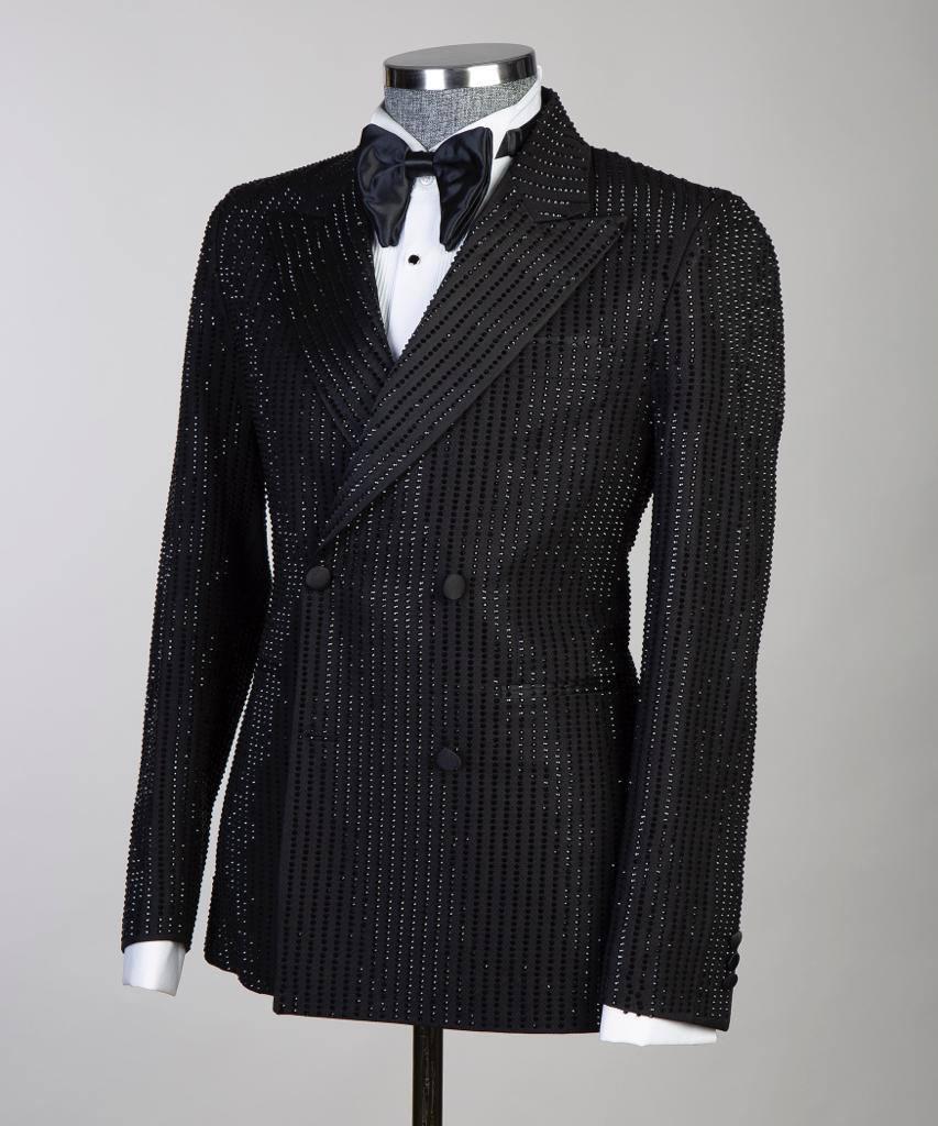 Jewelry Ornament Tuxedo – Black & Gold IX – view 2