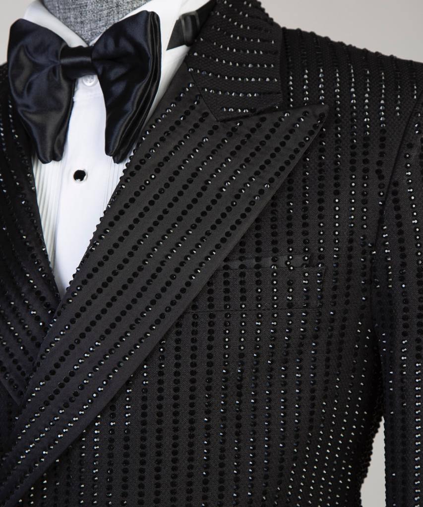 Jewelry Ornament Tuxedo – Black & Gold IX – view 4