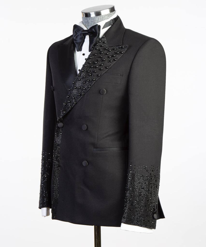 Jewelry Ornament Tuxedo – Black & Gold VII – view 2