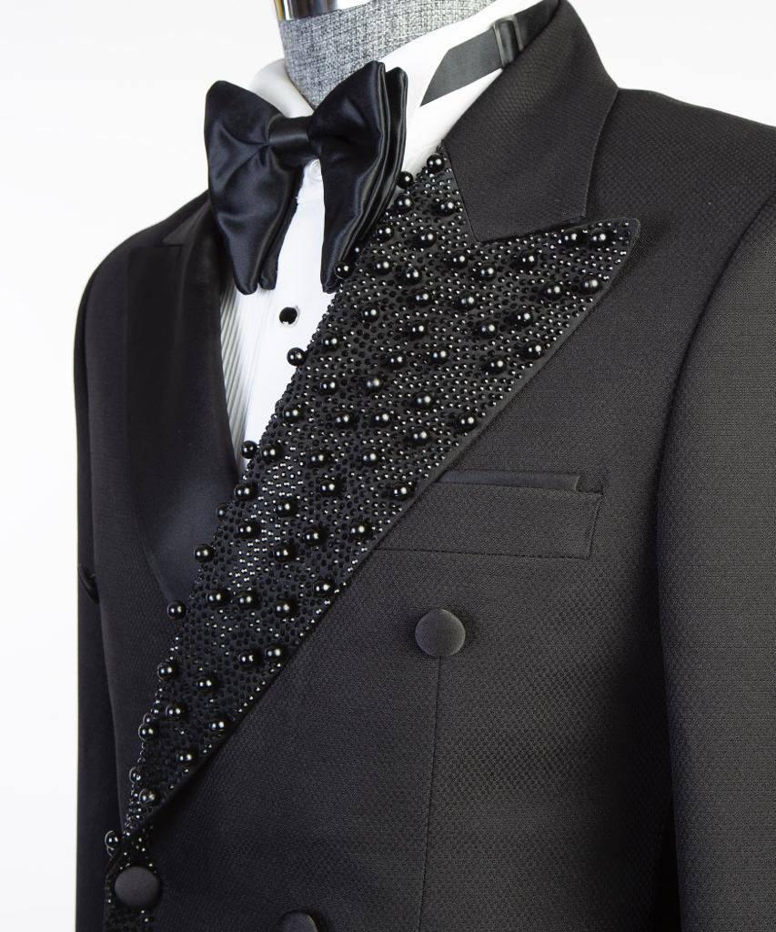 Jewelry Ornament Tuxedo – Black & Gold VII – view 4