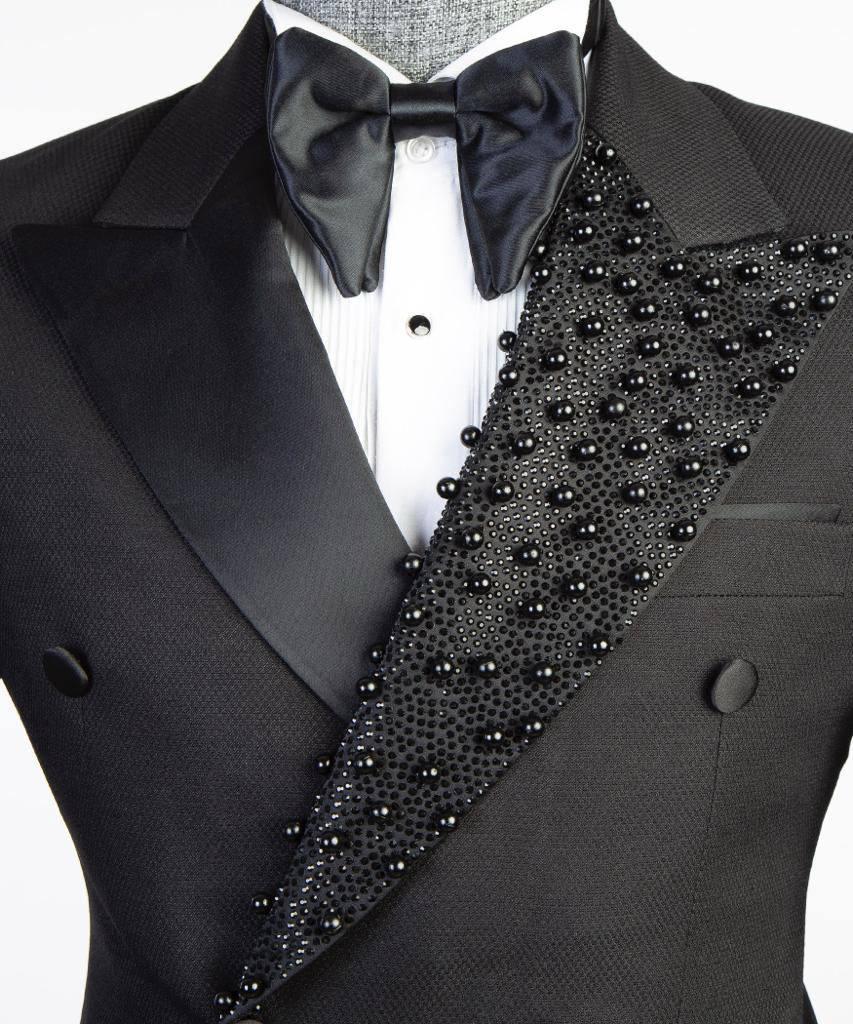 Jewelry Ornament Tuxedo – Black & Gold VII – view 3