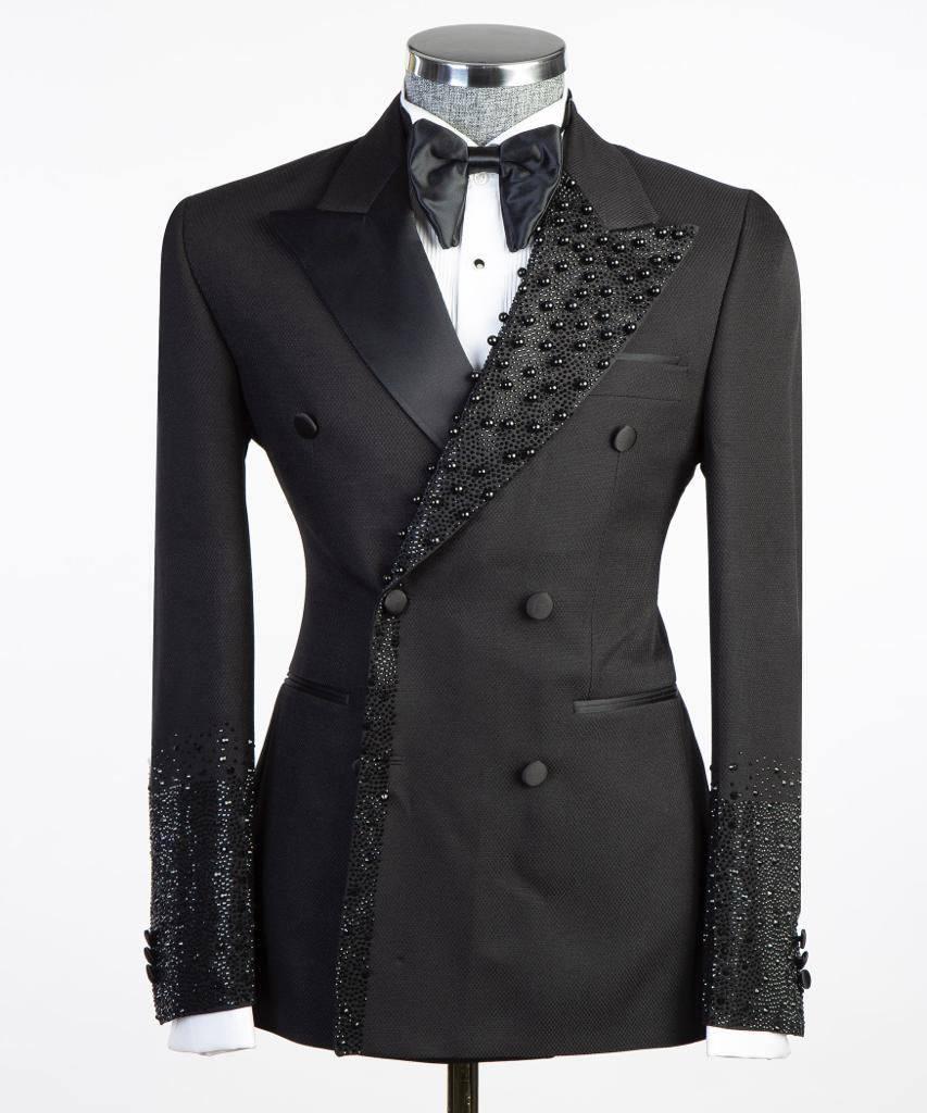 Jewelry Ornament Tuxedo – Black & Gold VII – view 1