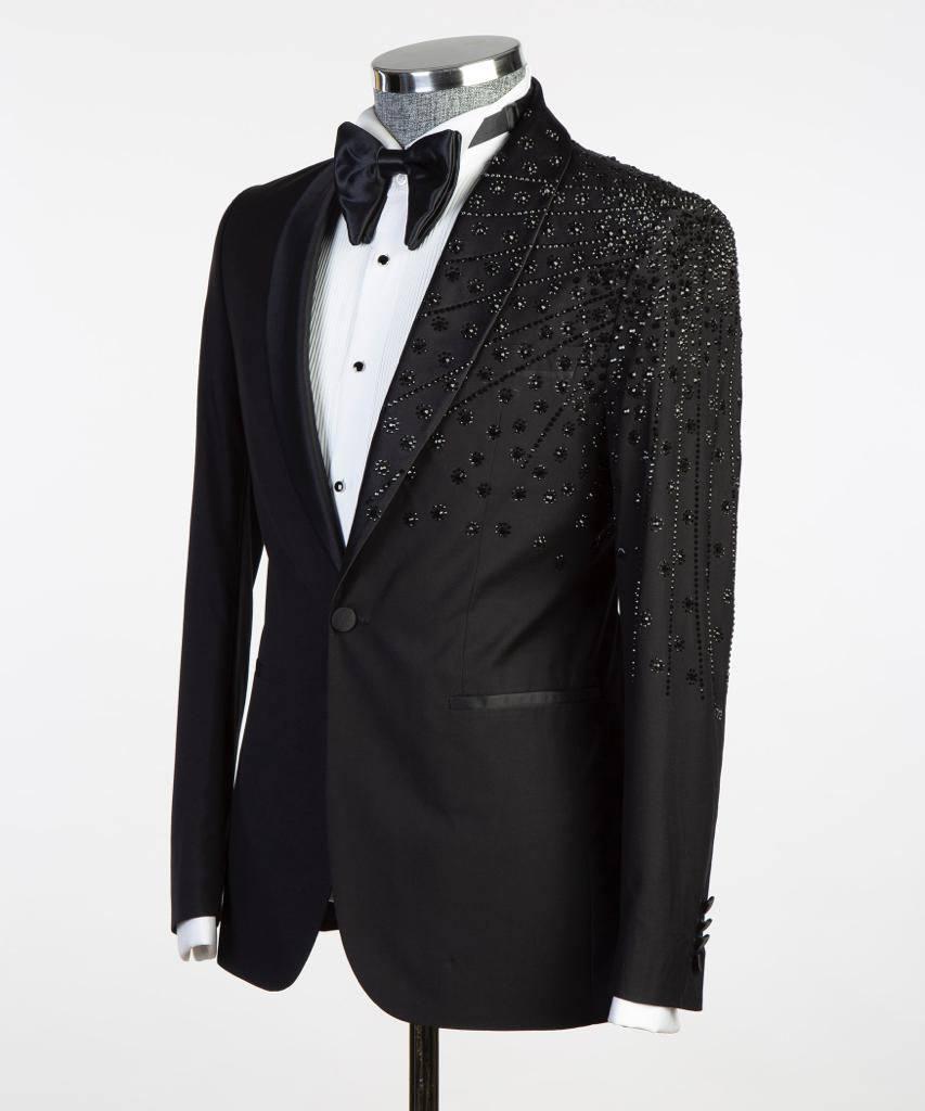 Jewelry Ornament Tuxedo – Black & Gold IV – view 2