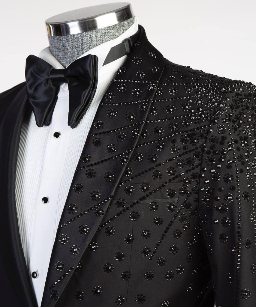 Jewelry Ornament Tuxedo – Black & Gold IV – view 4