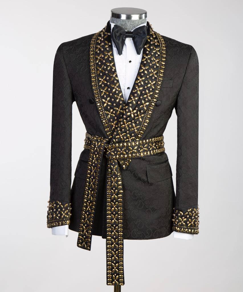 Jewelry Ornament Tuxedo Black Gold XLI