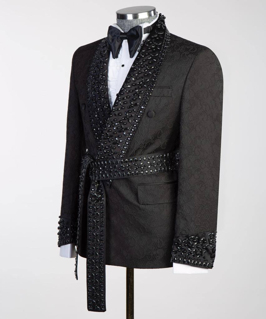 Jewelry Ornament Tuxedo – Black/Gold XL – view 2