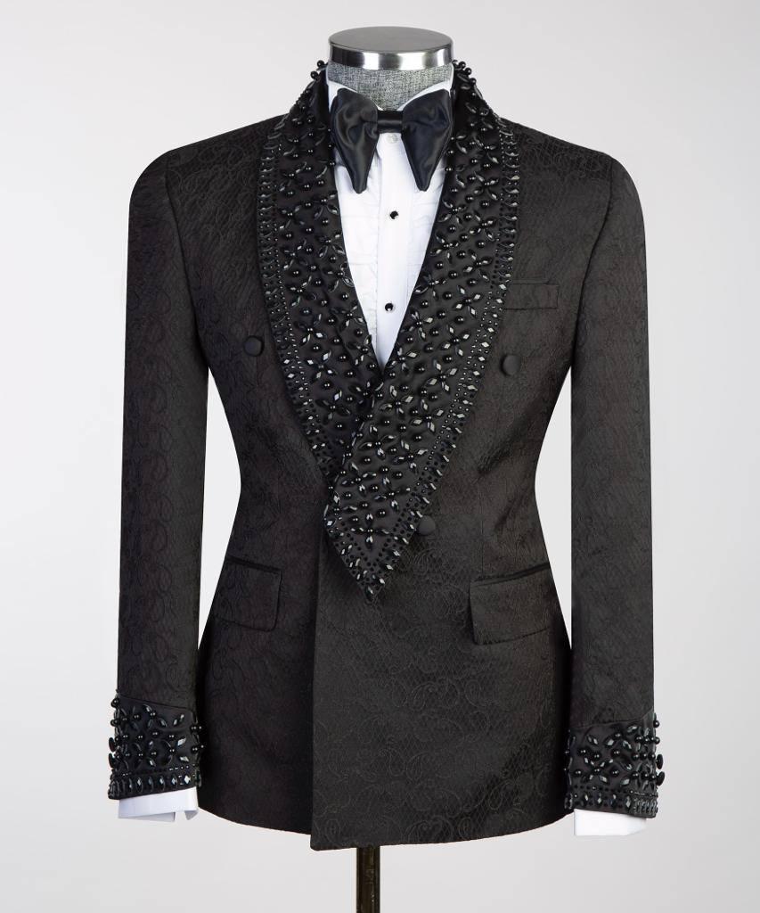 Jewelry Ornament Tuxedo – Black/Gold XL – view 3