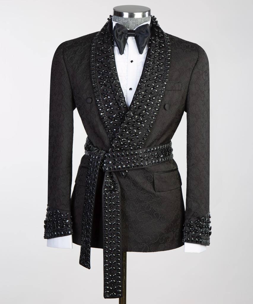 Jewelry Ornament Tuxedo Black Gold XL