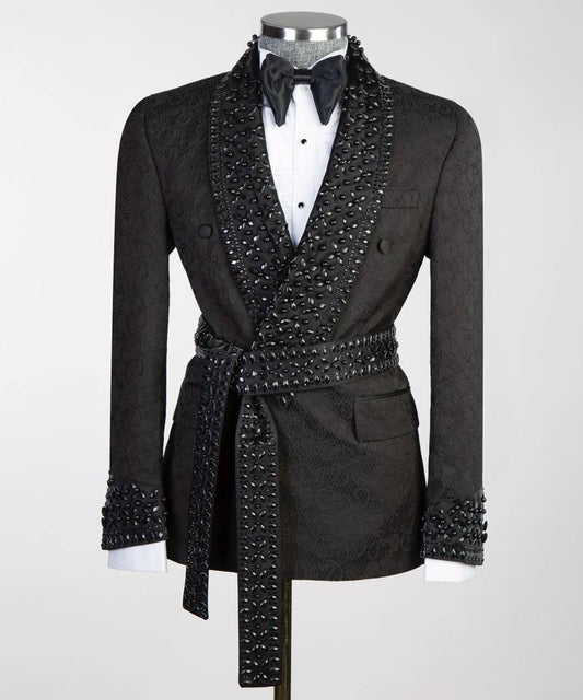 Jewelry Ornament Tuxedo Black Gold XL
