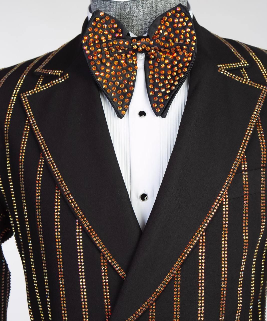 Jewelry Ornament Tuxedo – Black/Gold XXXIX – view 3