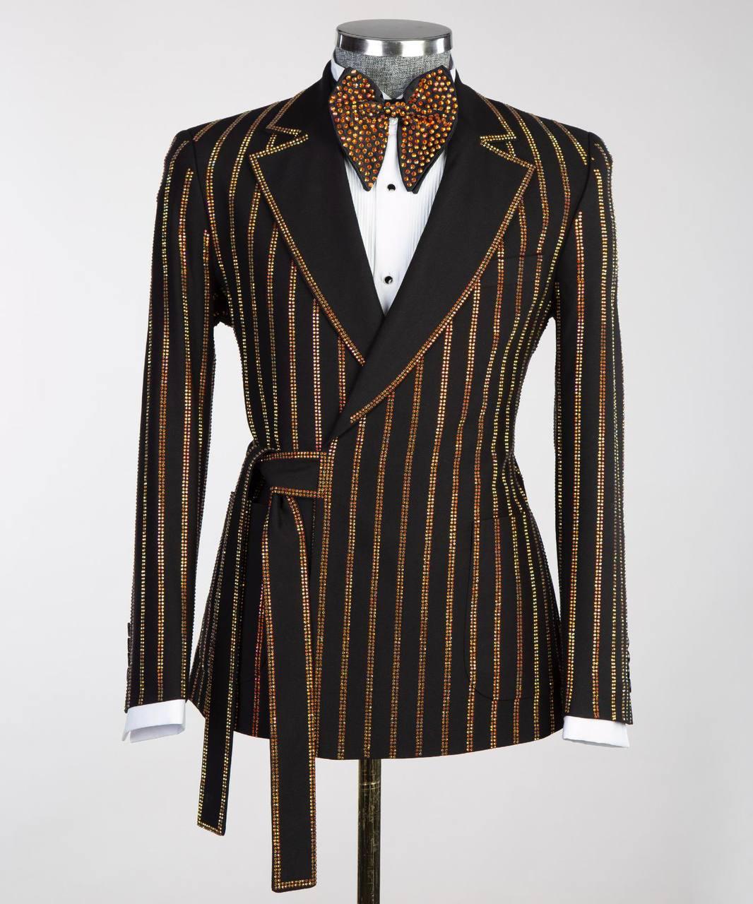 Jewelry Ornament Tuxedo Black Gold XXXIX
