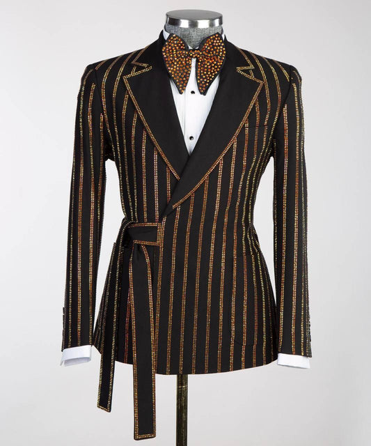 Jewelry Ornament Tuxedo Black Gold XXXIX