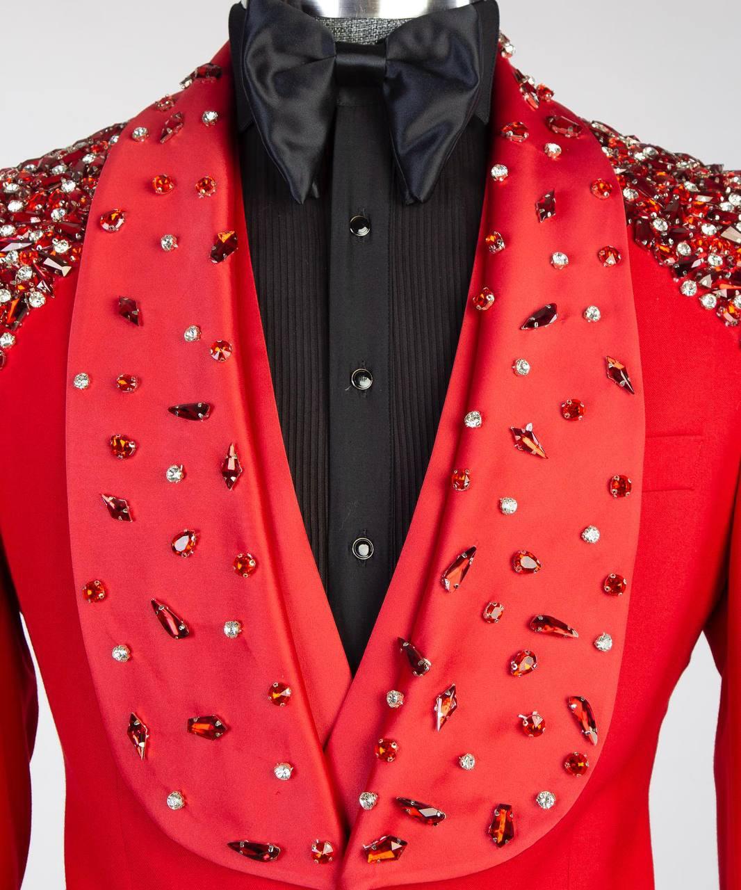 Jewelry Ornament Tuxedo – Red – view 5