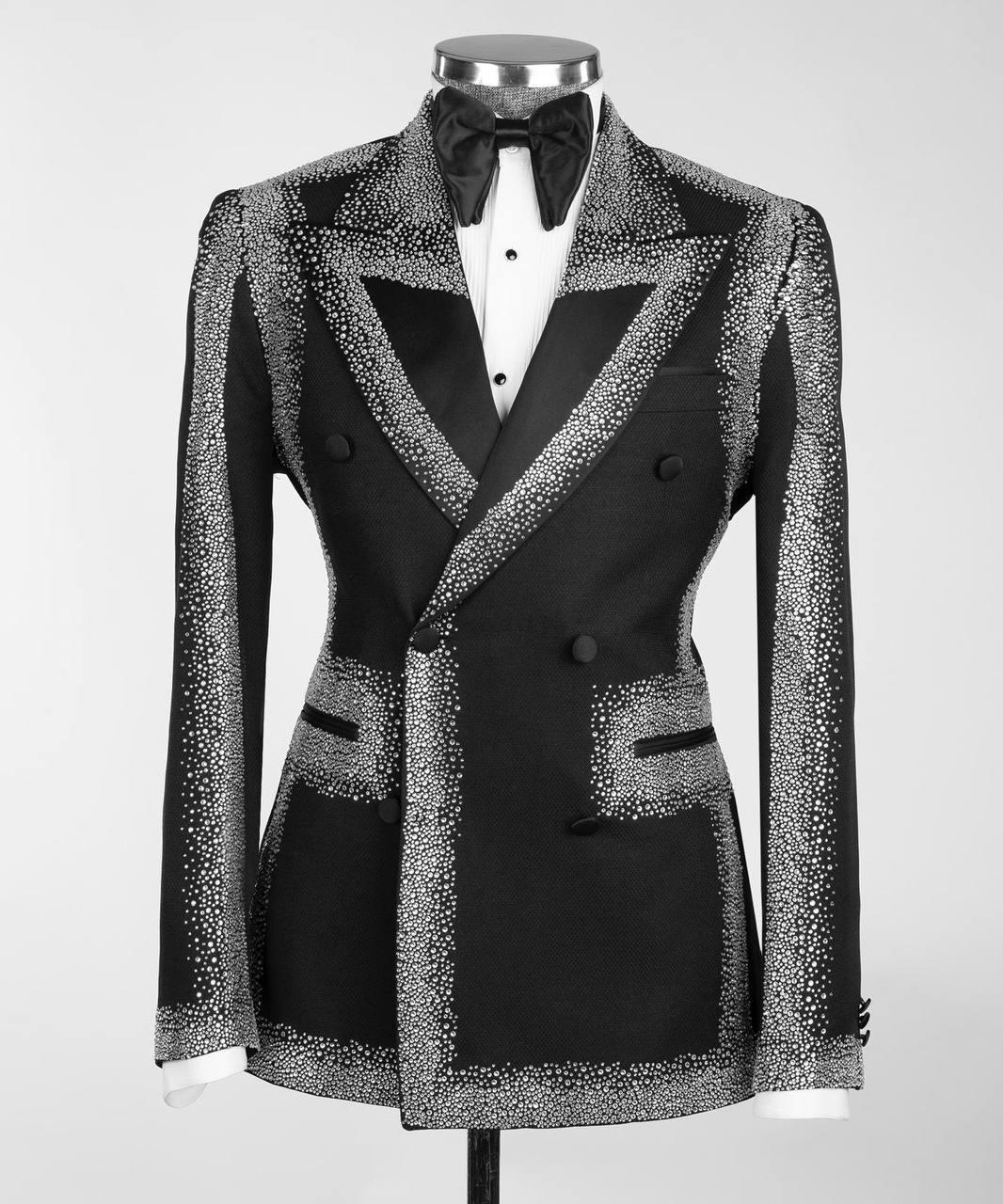 Jewelry Ornament Tuxedo Black Gold XXXVII