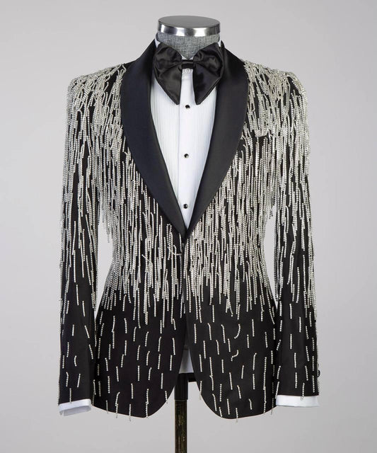 Jewelry Ornament Tuxedo Black Gold XXXIII