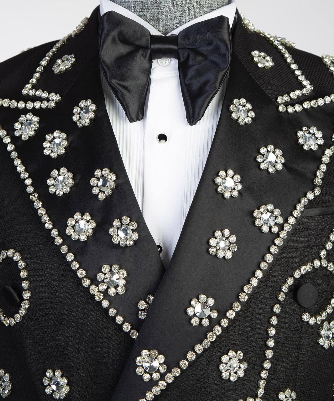 Jewelry Ornament Tuxedo – Black/Gold XXXII – view 3