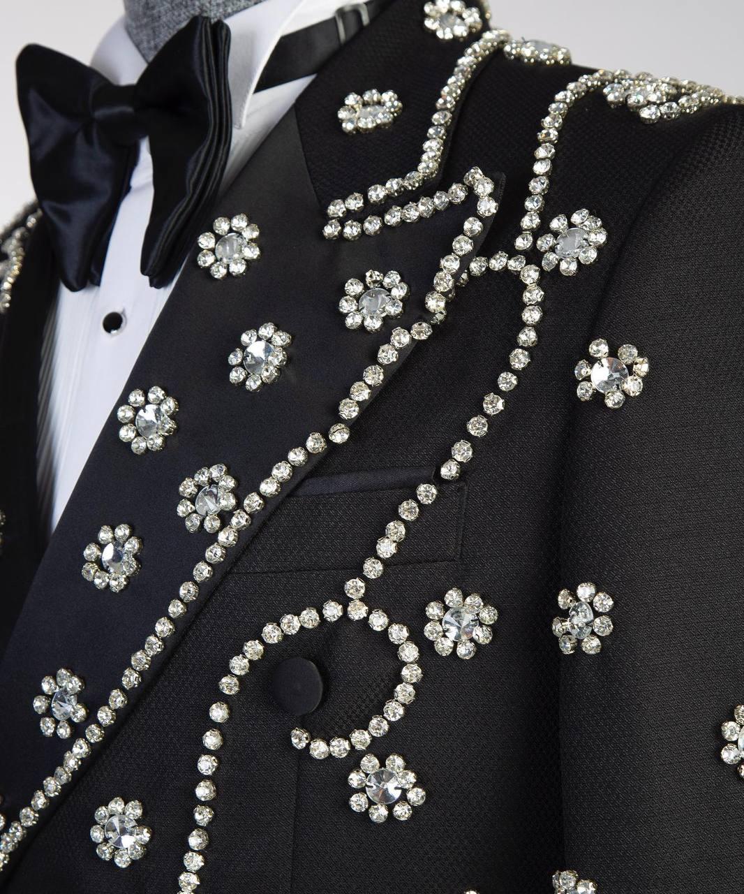 Jewelry Ornament Tuxedo – Black/Gold XXXII – view 4