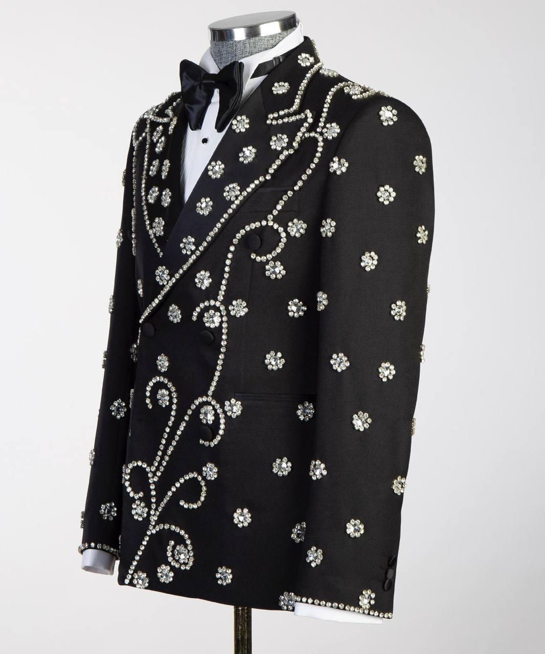 Jewelry Ornament Tuxedo – Black/Gold XXXII – view 2