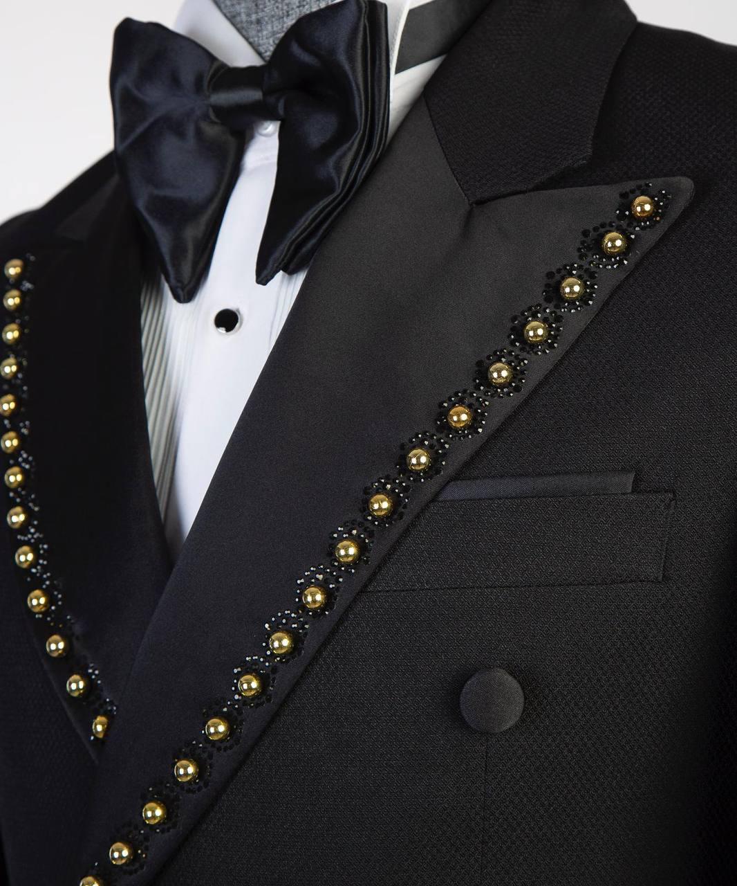 Jewelry Ornament Tuxedo – Black/Gold XXVIII – view 4