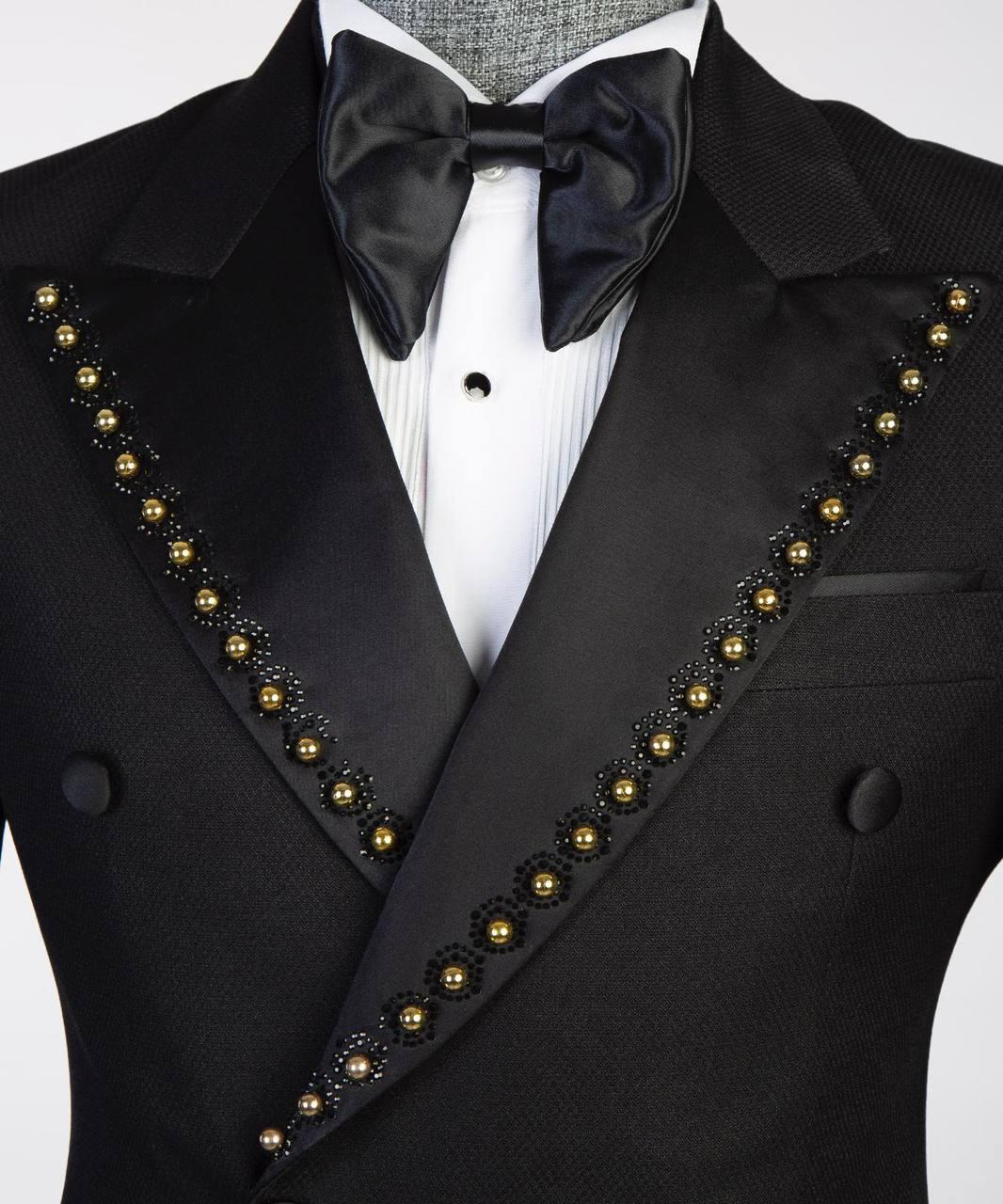 Jewelry Ornament Tuxedo – Black/Gold XXVIII – view 3