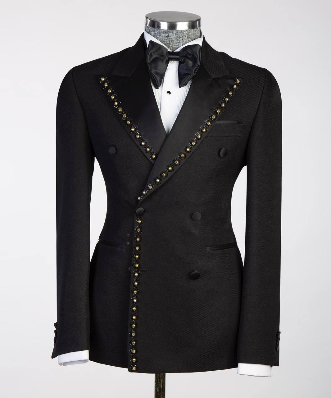 Jewelry Ornament Tuxedo Black Gold XXVIII