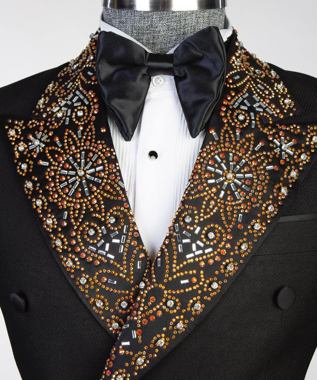 Jewelry Ornament Tuxedo – Black/Gold XXVII – view 3