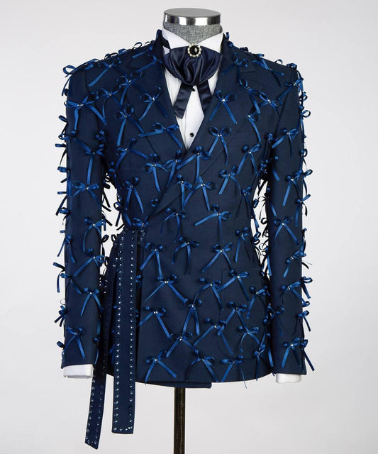 Jewelry Ornament Tuxedo Blue III