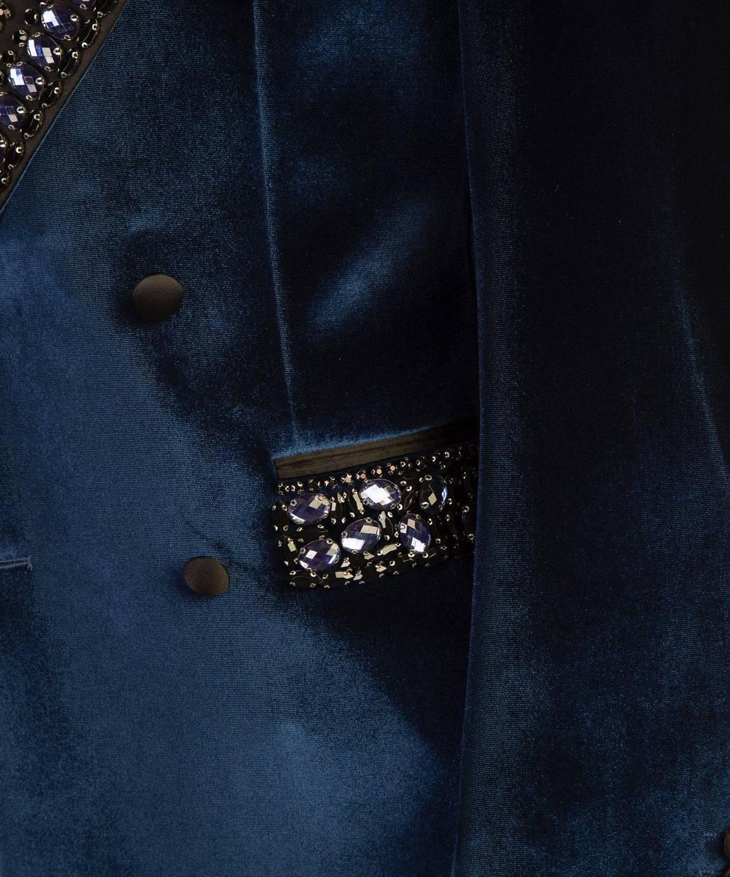Jewelry Ornament Tuxedo – Velvet Blue – view 5