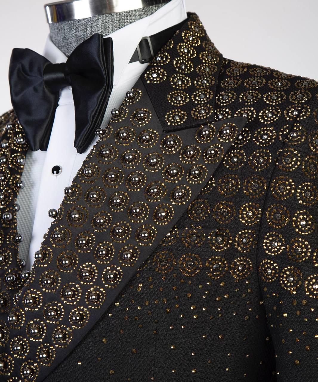 Jewelry Ornament Tuxedo – Black/Gold XXVI – view 4
