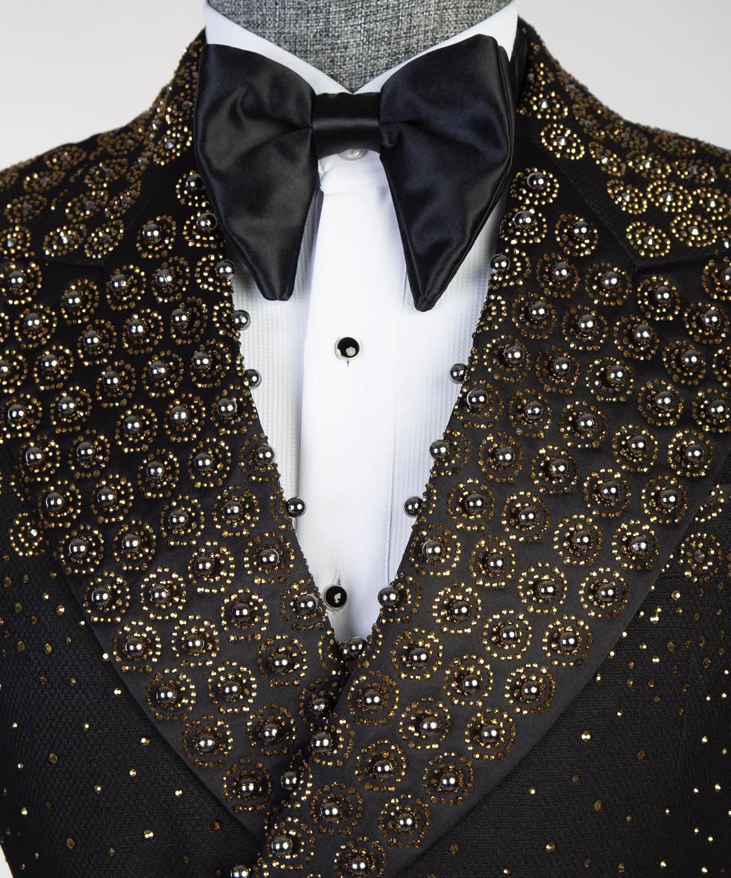 Jewelry Ornament Tuxedo – Black/Gold XXVI – view 5