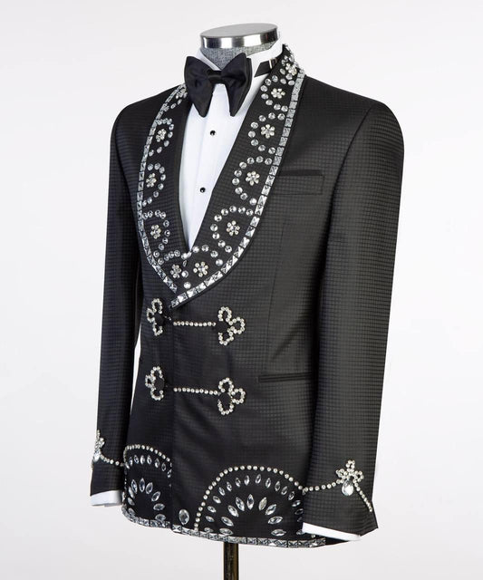 Jewelry Ornament Tuxedo – Black/Silver IV – view 2