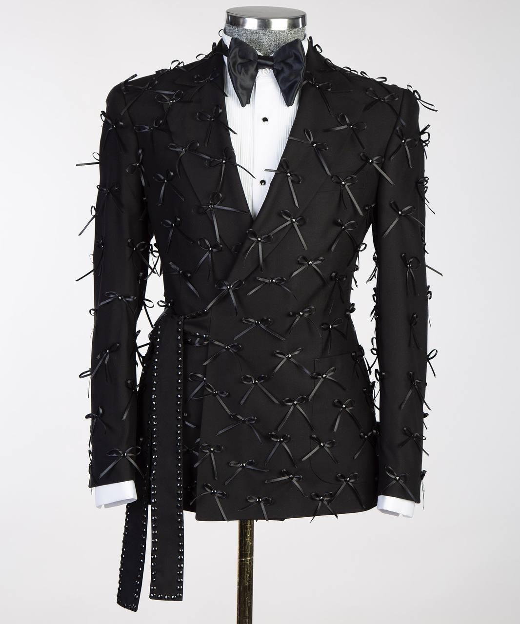 Jewelry Ornament Tuxedo Black VIII