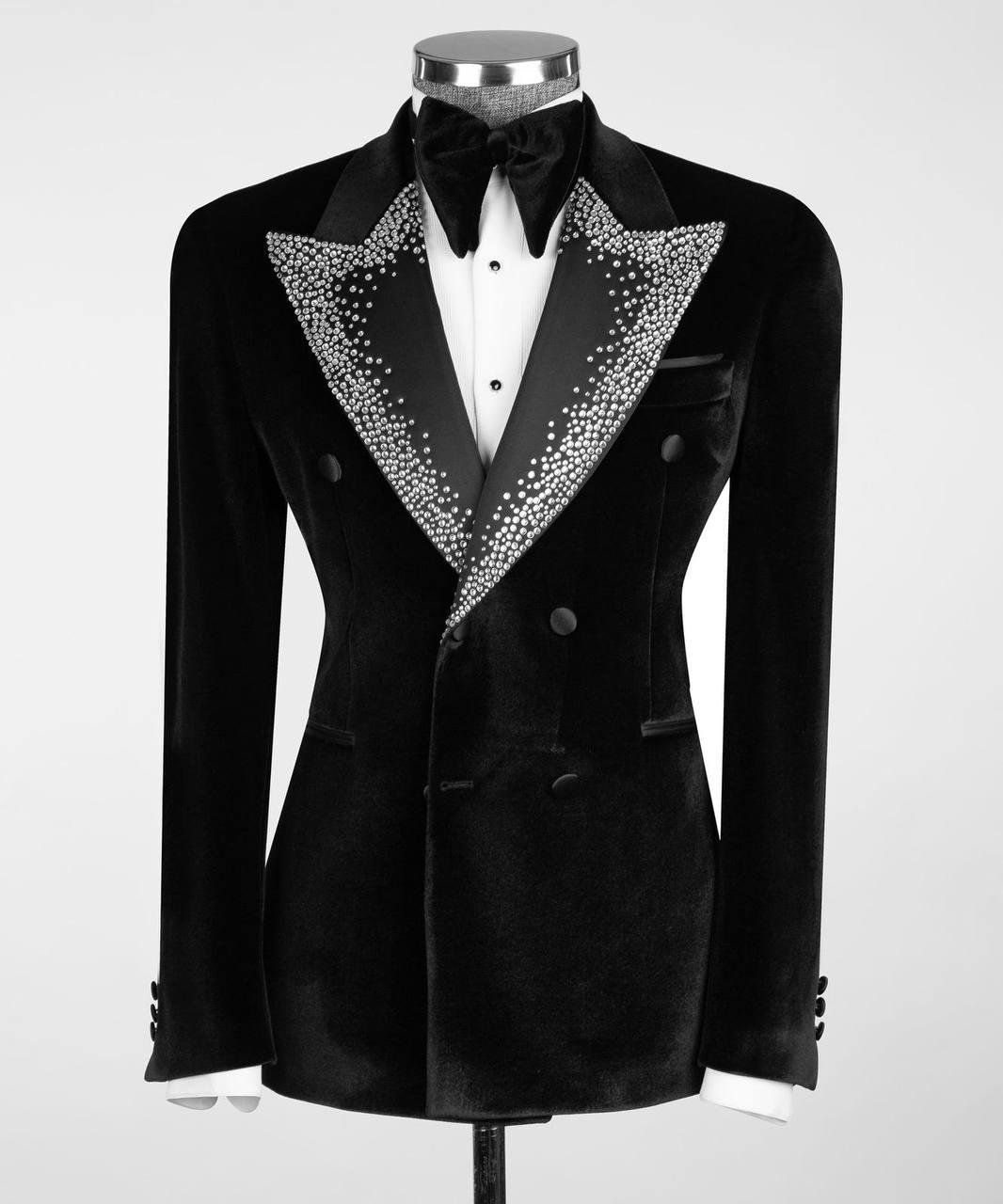 Jewelry Ornament Tuxedo Black Gold XX