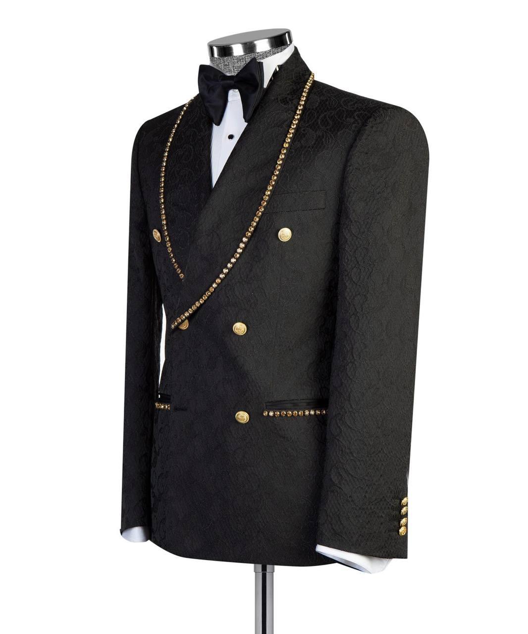 Jewelry Ornament Tuxedo – Black/Gold XVIII – view 2